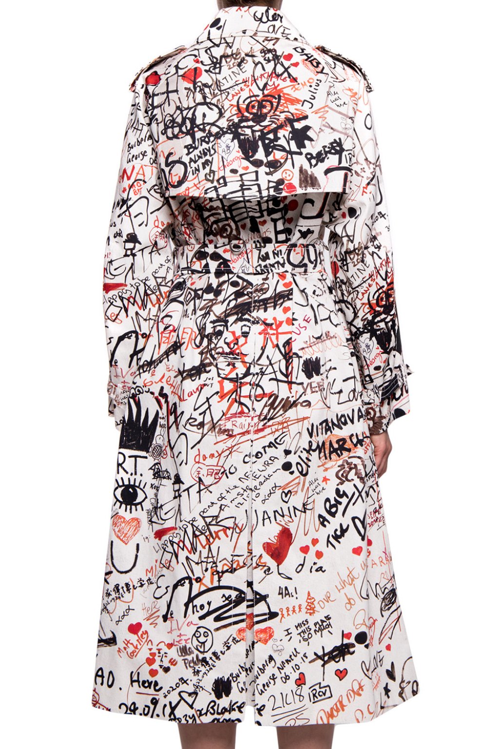 Burberry graffiti outlet trench